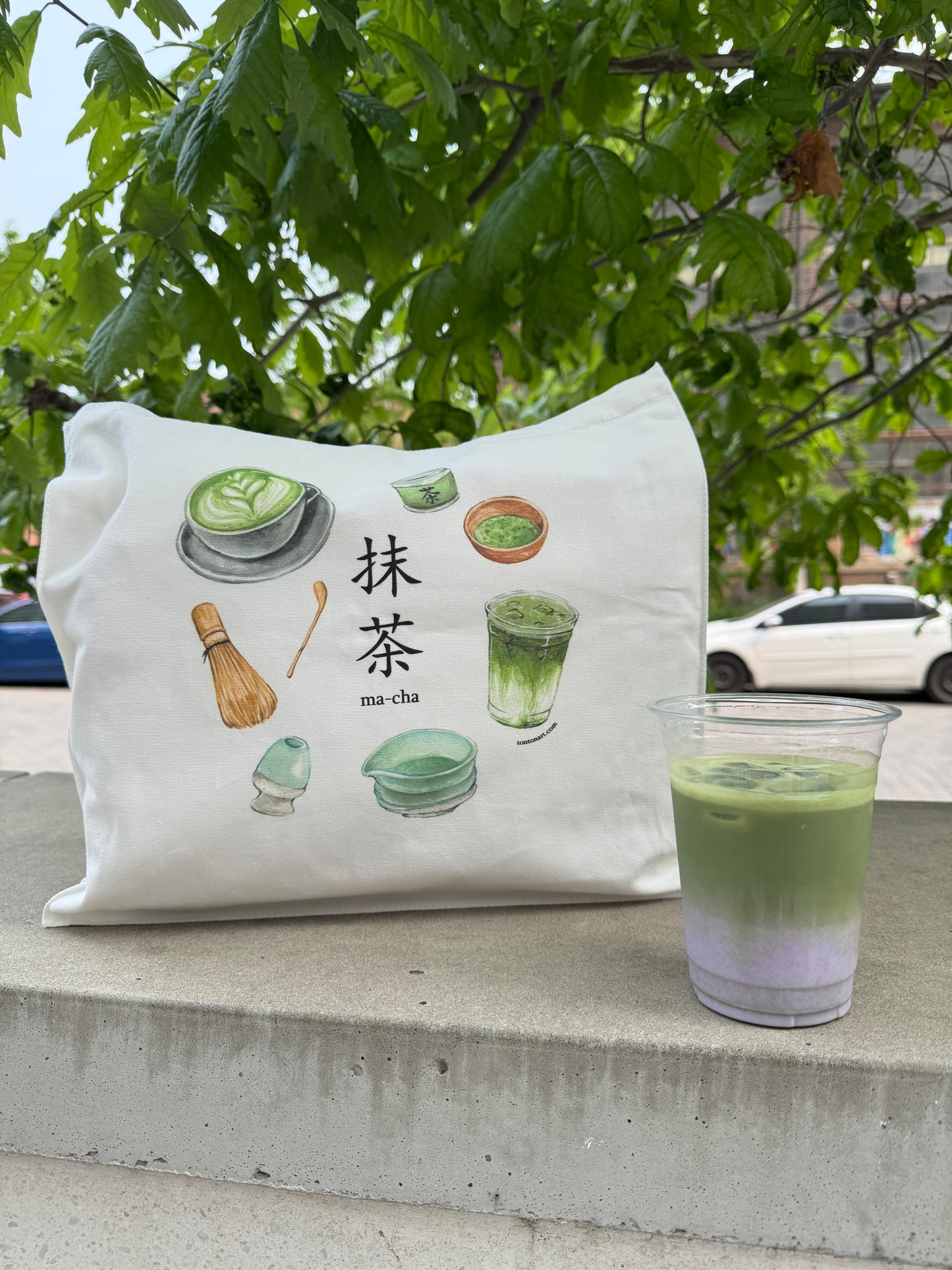 Matcha Tote Bag