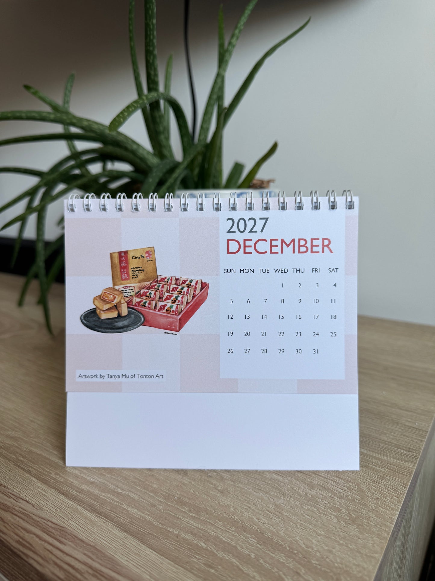 2027 Desk Calendar
