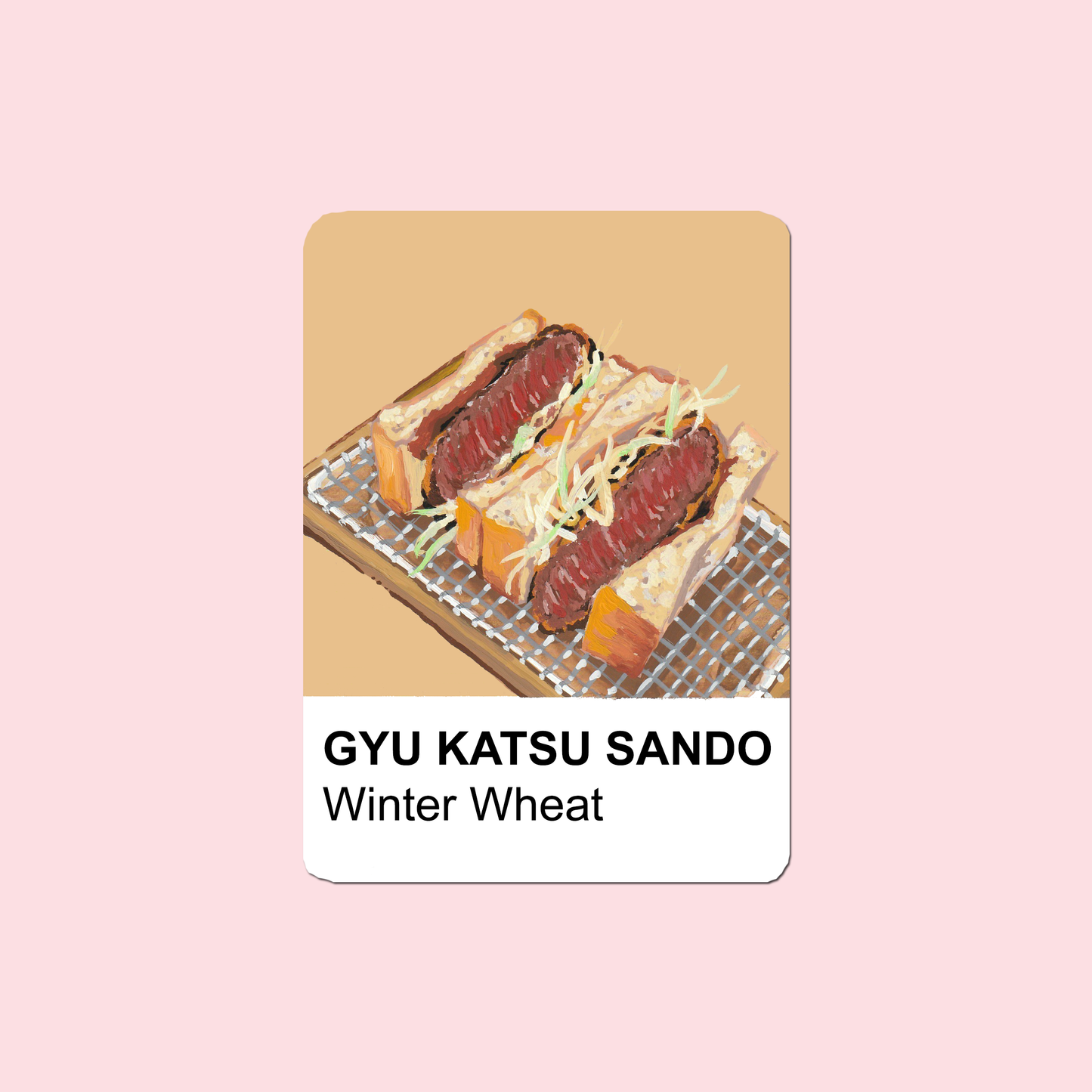 Gyukatsu Waterproof matte sticker