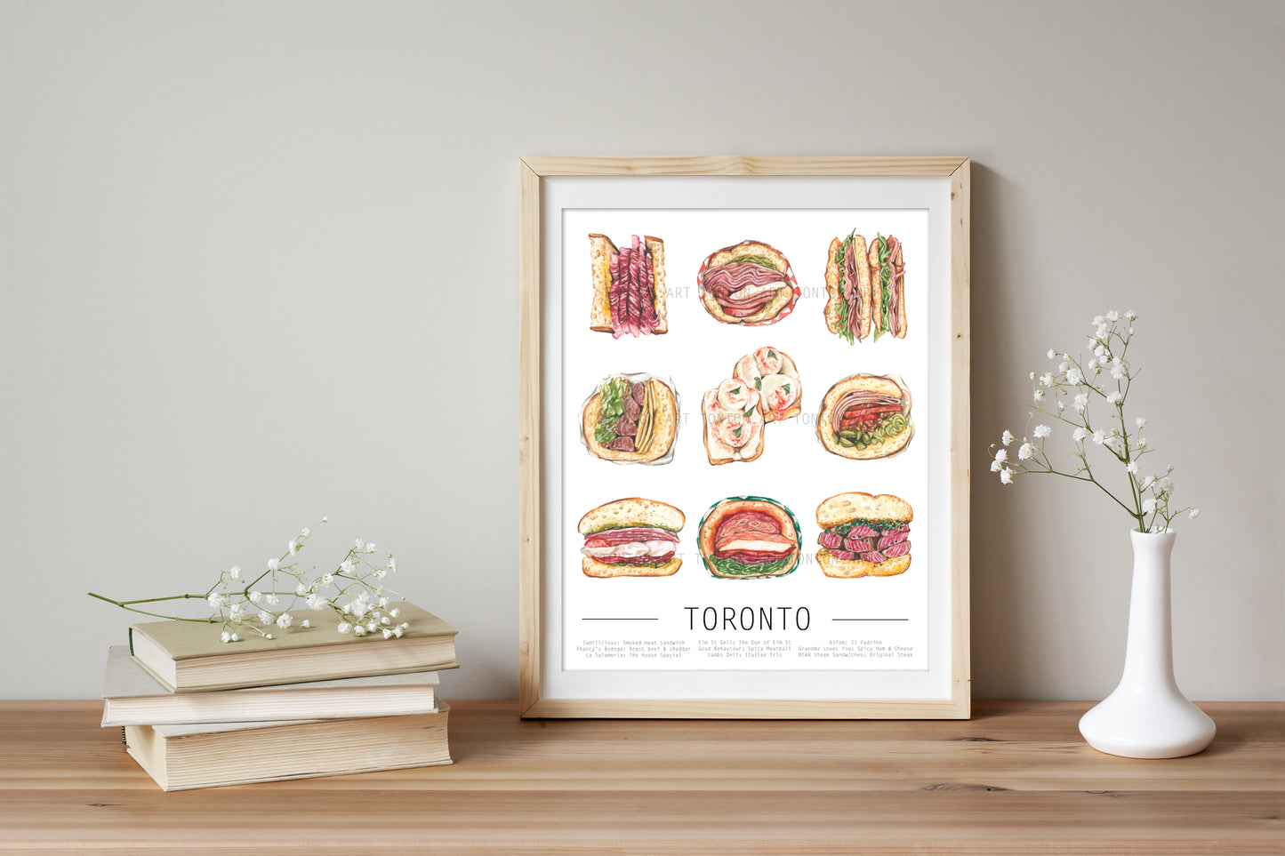 Toronto Sandwich Art Print