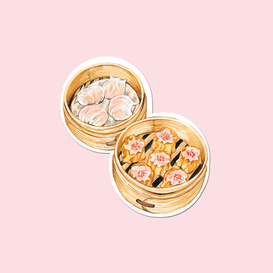 Dimsum Vinyl Waterproof matte Sticker