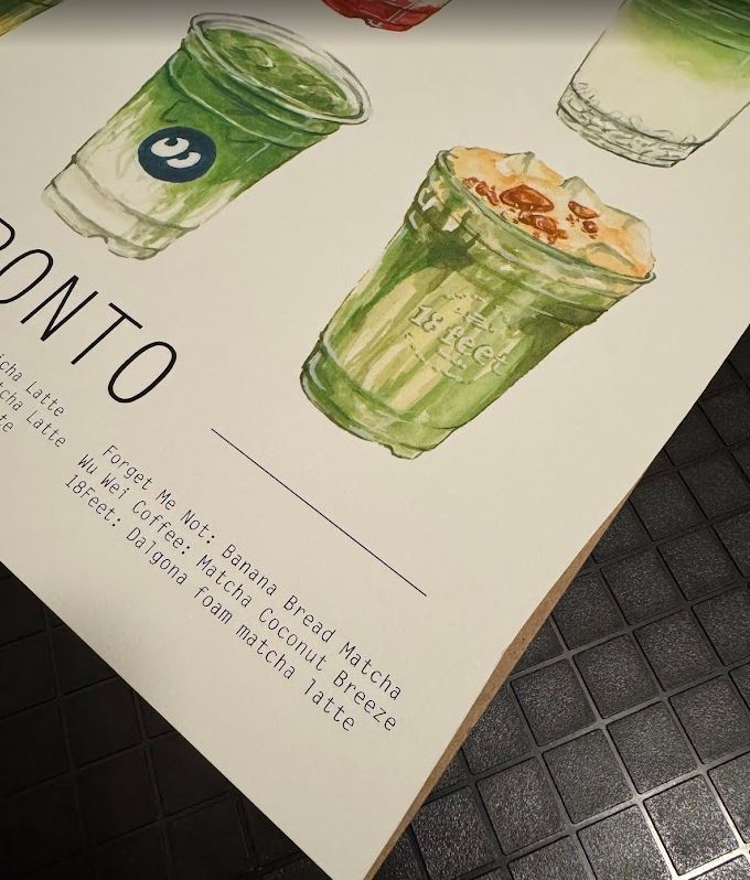 Toronto Matcha Art Print