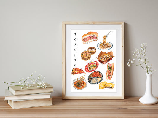 Toronto Food Collection Painting