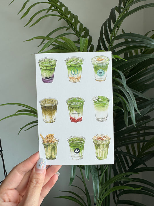 Toronto Matcha Postcard
