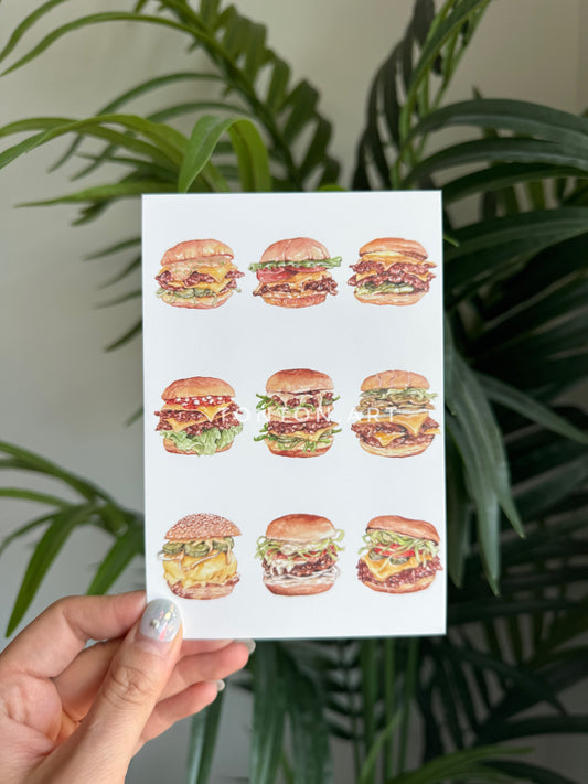 Toronto Burger Postcard