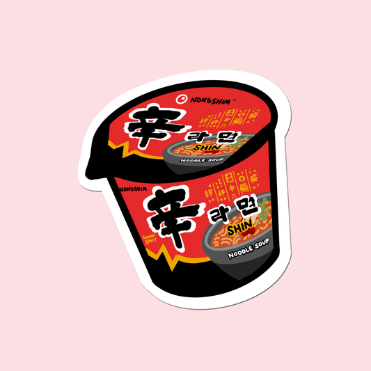 Ramyun Waterproof matte sticker