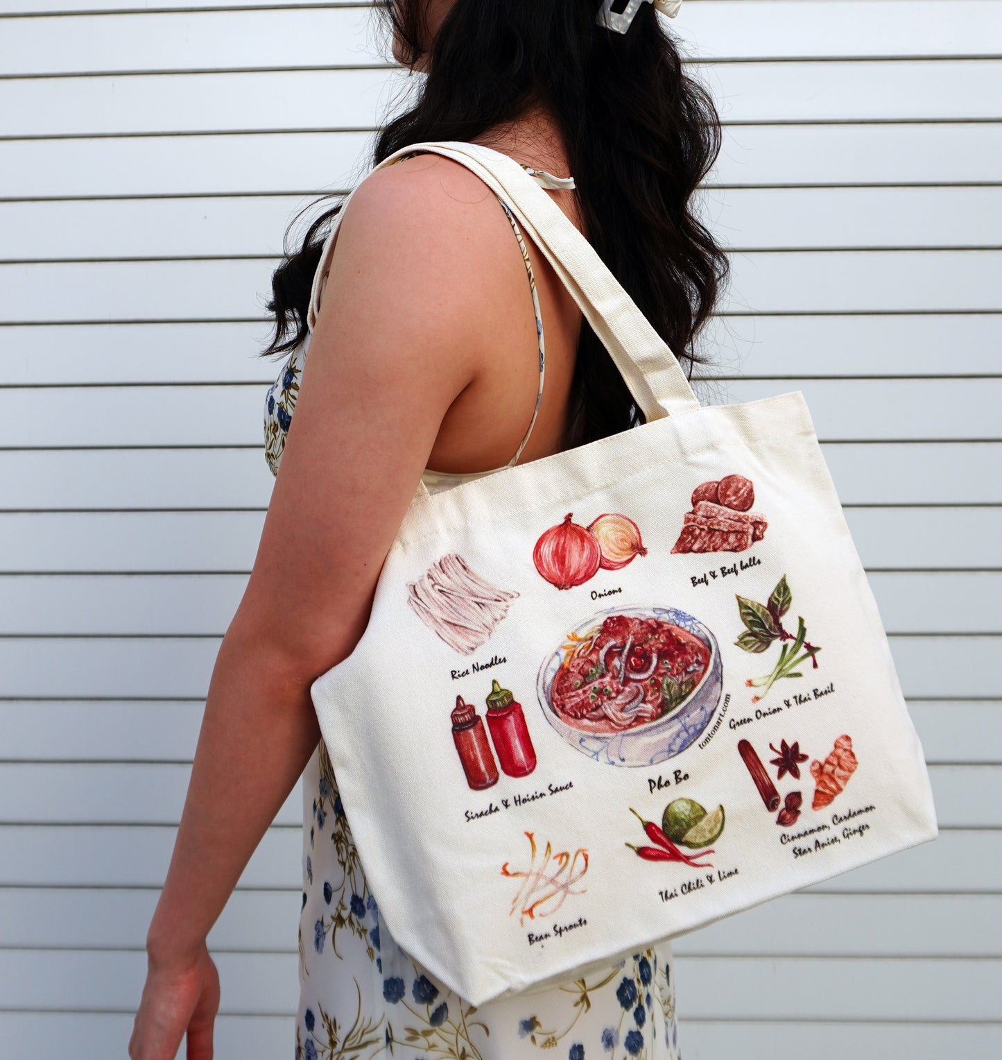 Pho Recipe Tote Bag