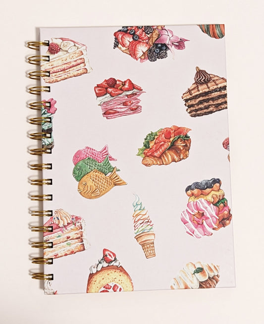 Foodie Desserts Notebook