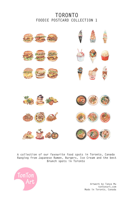 Toronto Food Postcard Collection (4)