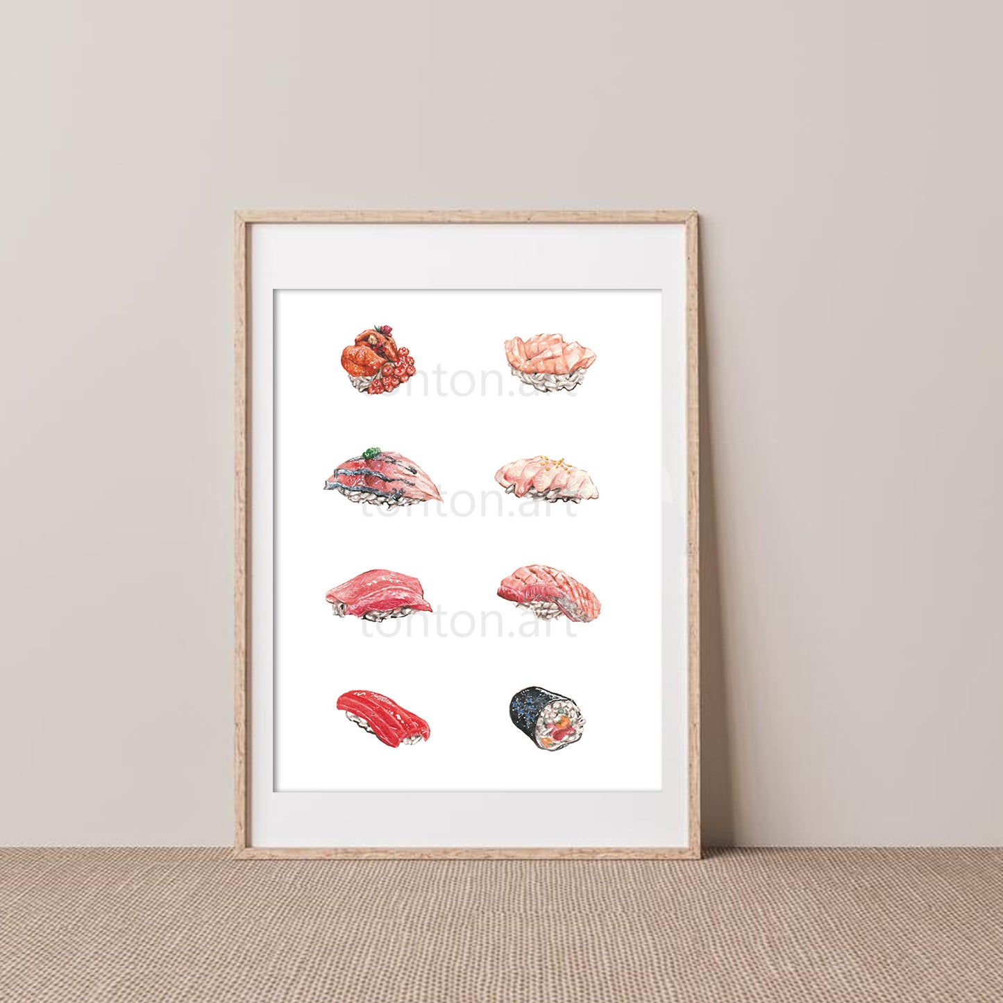 Omakase Sushi Art Print