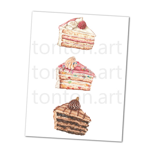 Butter Baker Cake Slices