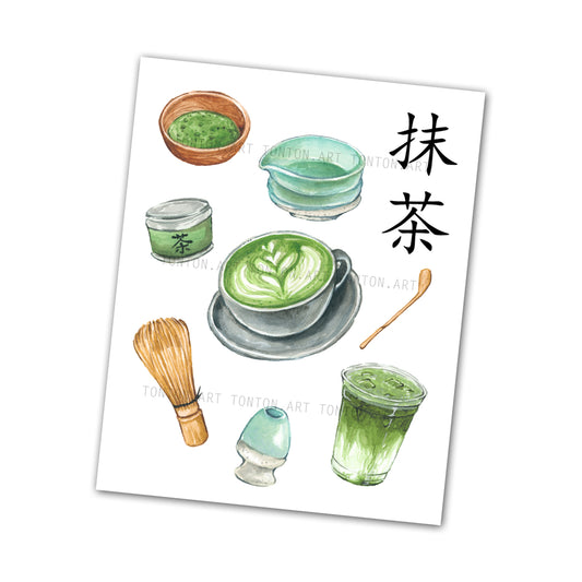 Matcha Art Print